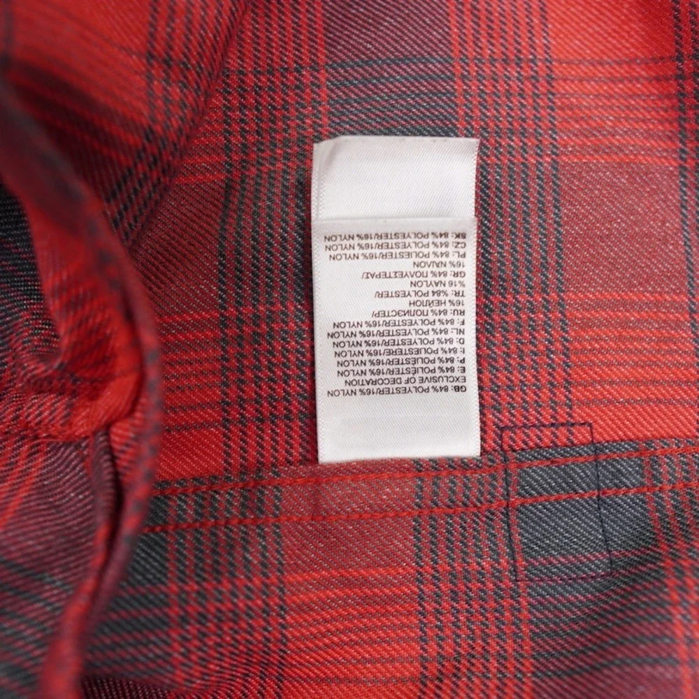 The North‎ Face Flannel Shirt Mens Small Buffalo Plaid Quoggy Jo Ski Bike Board